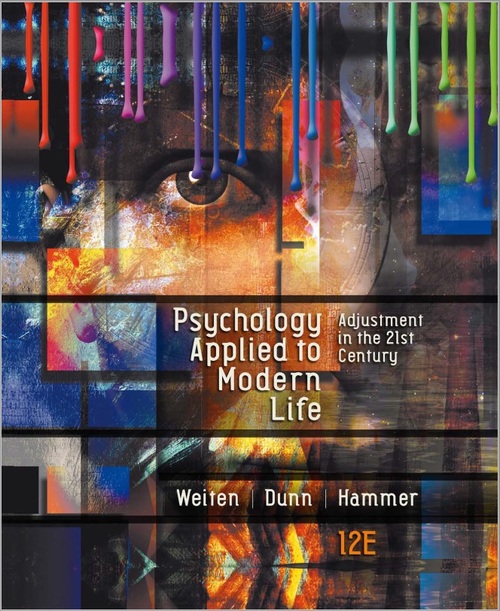 Product picture Psychology Applied to Modern Life 12th Edition by Weiten